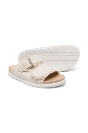 beige leather sandals N°21 KIDS | 7705103